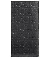 Gancini Leather Organizer Wallet