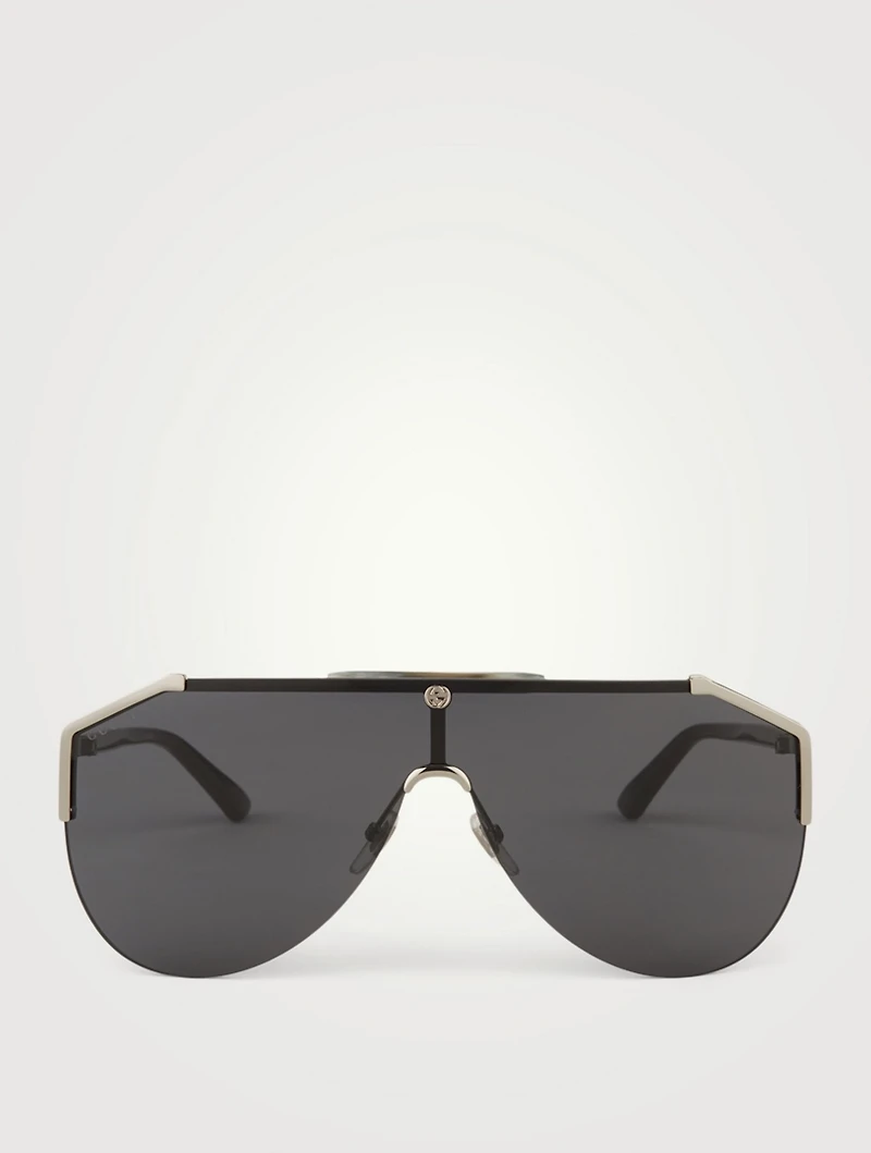 Aviator Shield Sunglasses