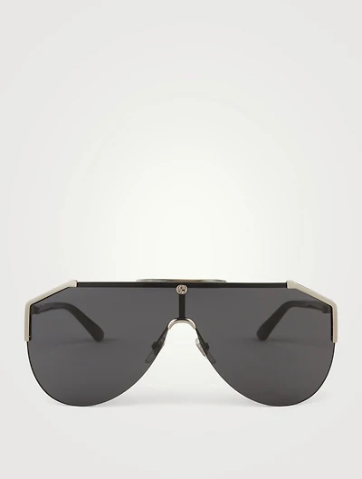 Aviator Shield Sunglasses