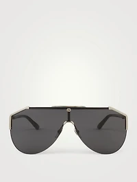 Aviator Shield Sunglasses