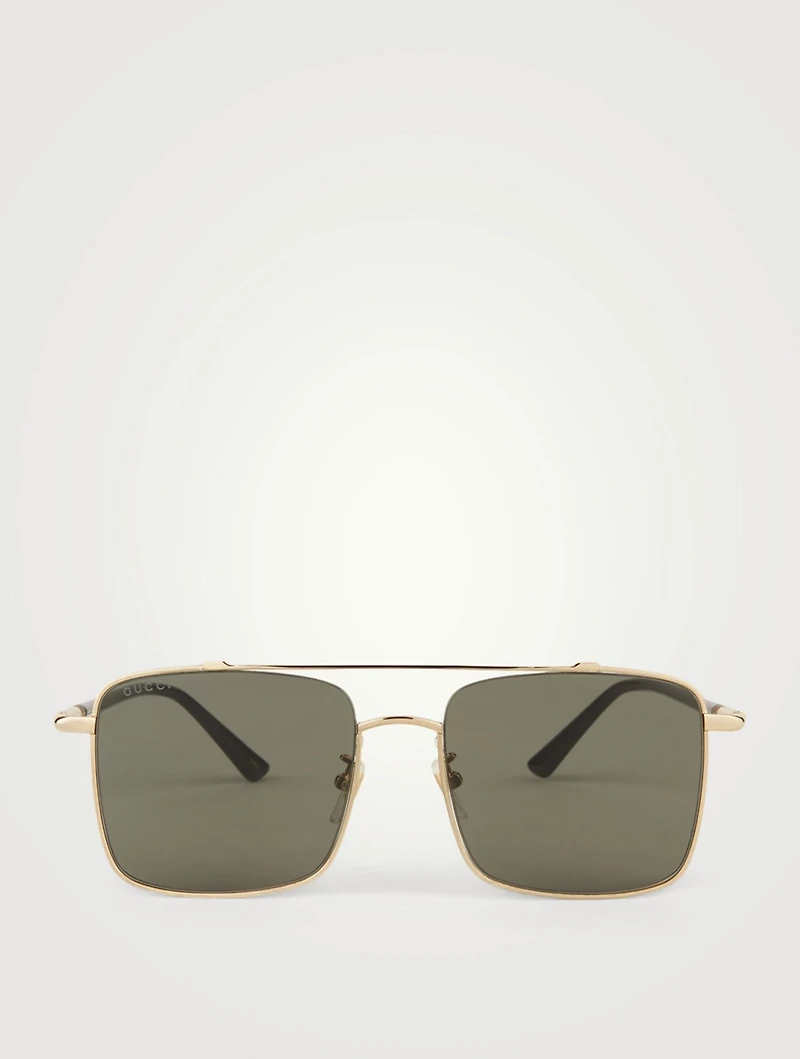 Square Aviator Sunglasses