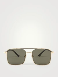 Square Aviator Sunglasses