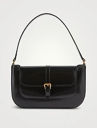 Miranda Semi Patent Leather Shoulder Bag