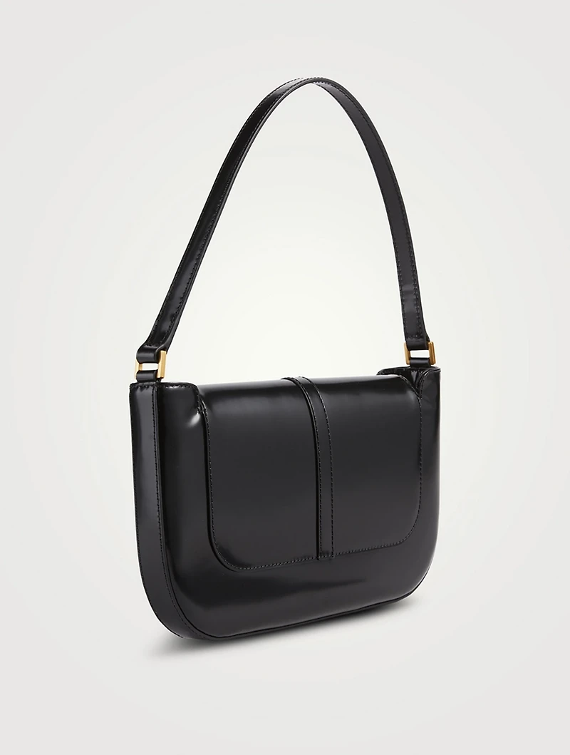Miranda Semi Patent Leather Shoulder Bag