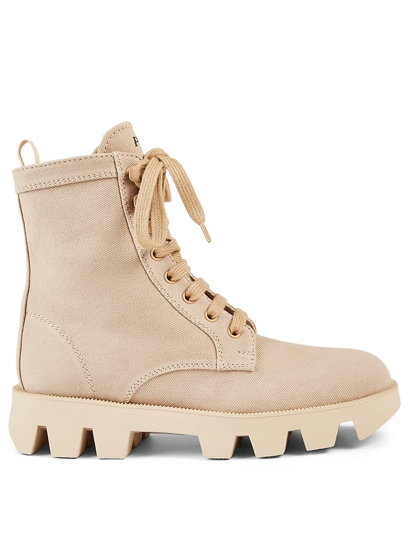 Canvas Combat Boots