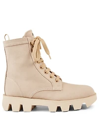 Canvas Combat Boots