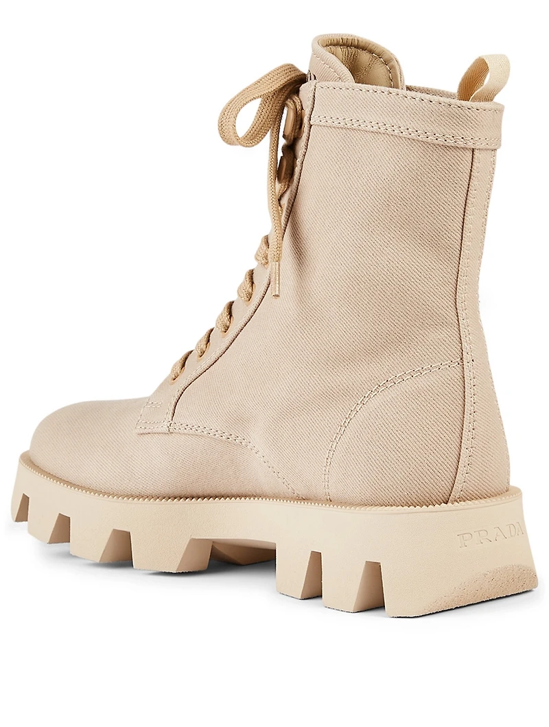 Canvas Combat Boots