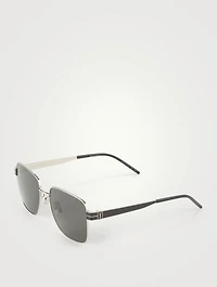SL M55 Square Aviator Sunglasses