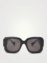 Square Sunglasses With Logo