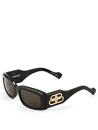 Oversized Rectangular Sunglasses