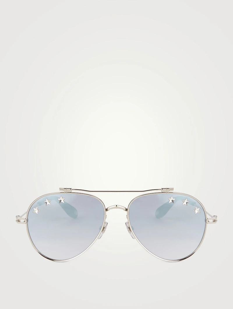Aviator Sunglasses With Stars