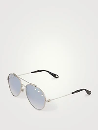 Aviator Sunglasses With Stars