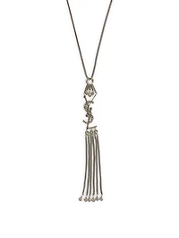 YSL Monogram Tassel Necklace