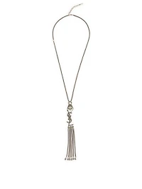 YSL Monogram Tassel Necklace