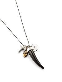 Multi Charm Pendant Necklace