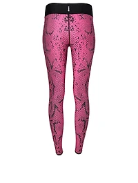 High-Waisted Leggings Python Print