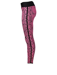 High-Waisted Leggings Python Print