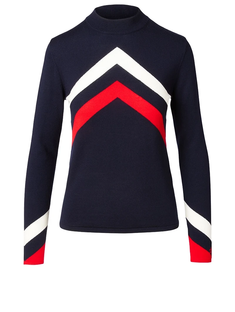 Wool Chevron Sweater