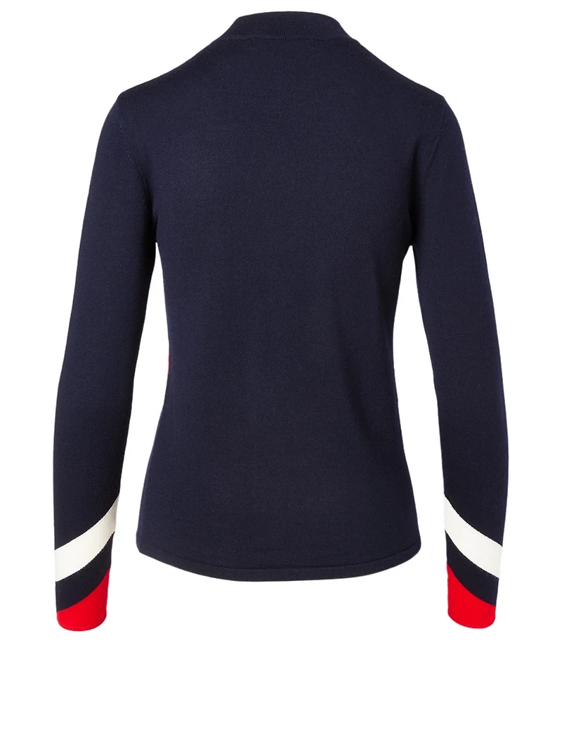 Wool Chevron Sweater