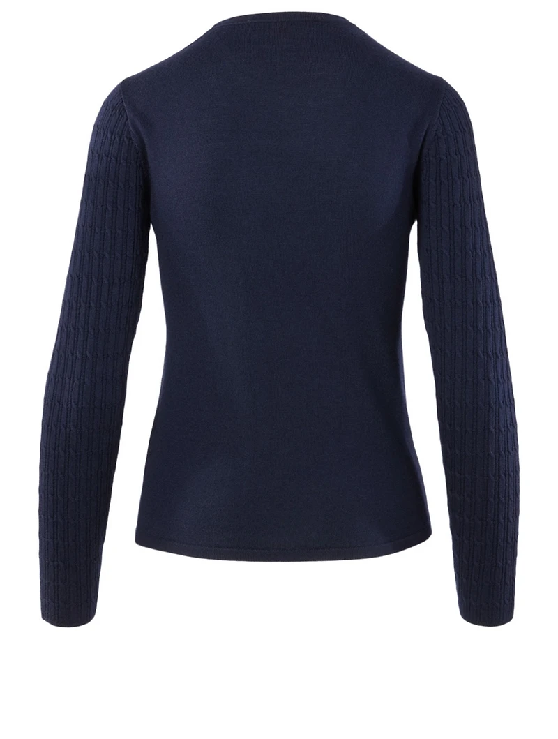 Wool Bear Crewneck Sweater