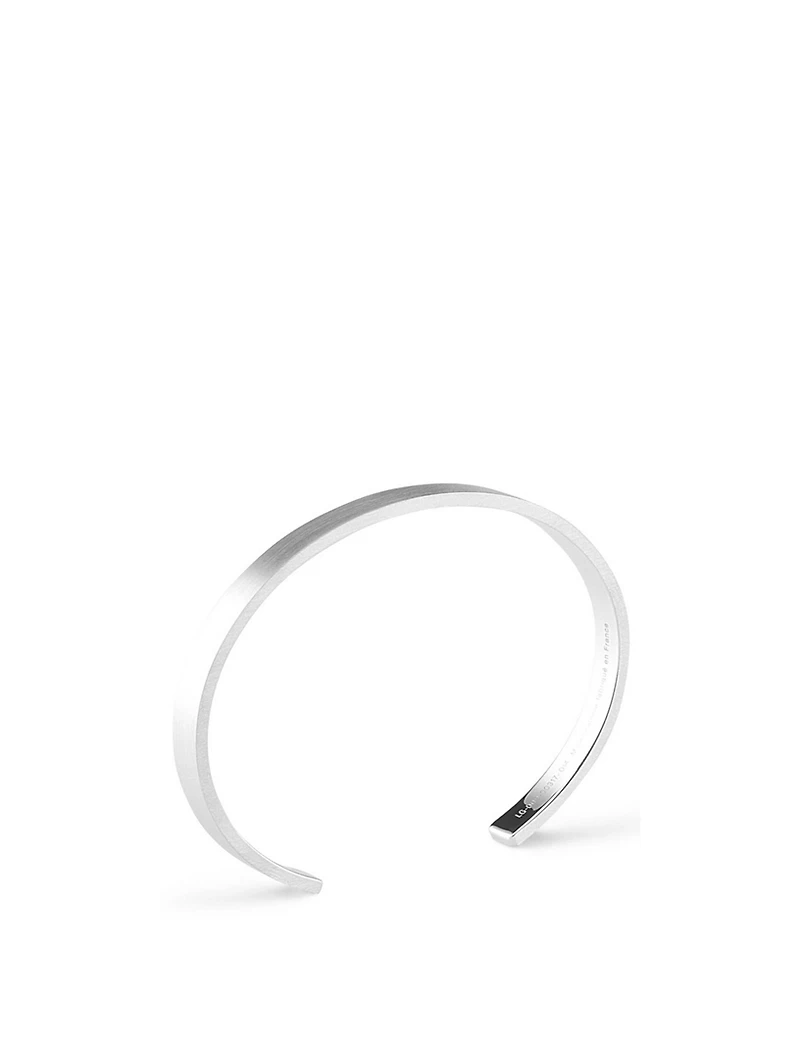 15g Brushed Sterling Silver Ribbon Bracelet