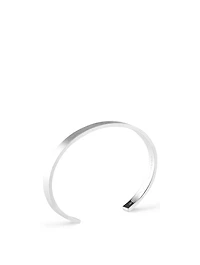 15g Brushed Sterling Silver Ribbon Bracelet