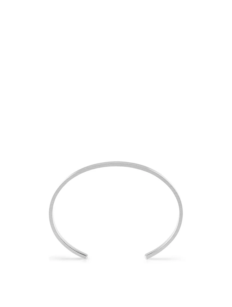 15g Brushed Sterling Silver Ribbon Bracelet