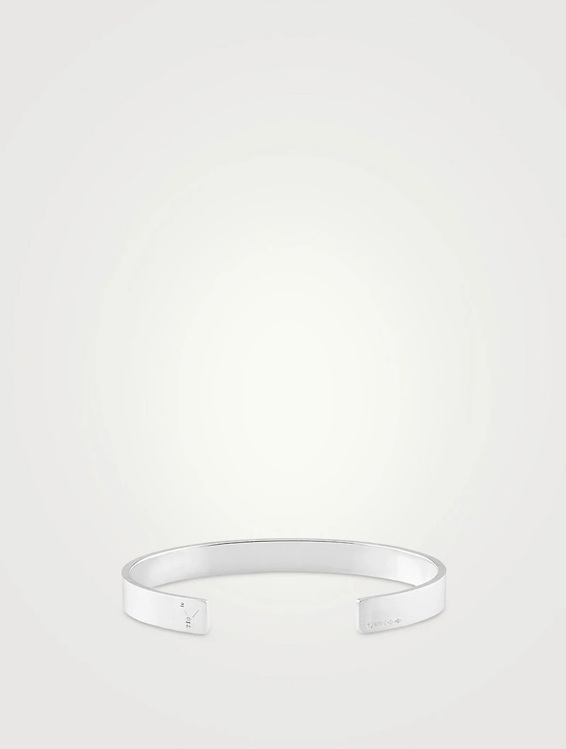21g Brushed Sterling Silver Ribbon Bracelet