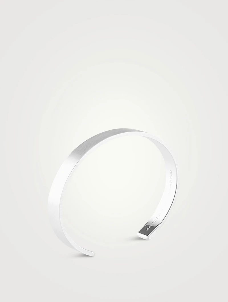 21g Brushed Sterling Silver Ribbon Bracelet