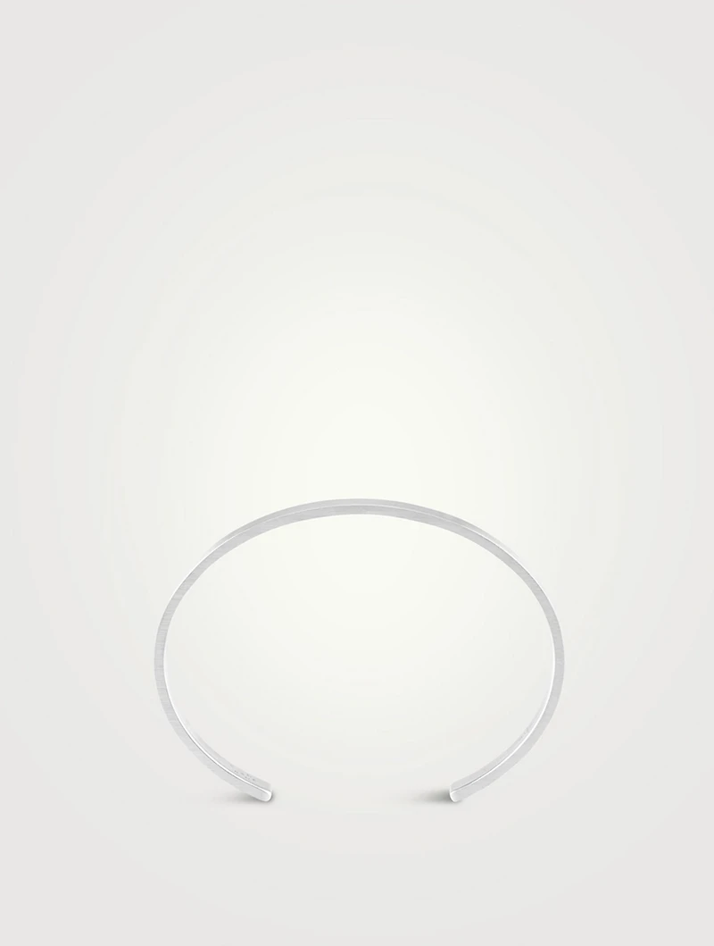 21g Brushed Sterling Silver Ribbon Bracelet