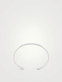 21g Brushed Sterling Silver Ribbon Bracelet
