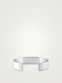41g Brushed Sterling Silver Ribbon Bracelet