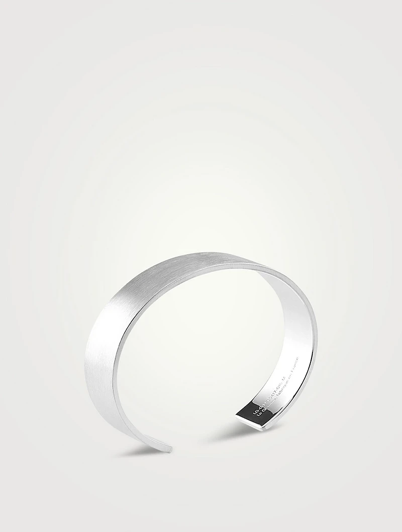 41g Brushed Sterling Silver Ribbon Bracelet