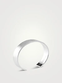 41g Brushed Sterling Silver Ribbon Bracelet