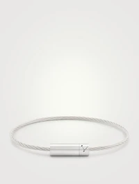 7g Brushed Sterling Silver Cable Bracelet