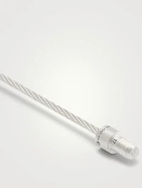 7g Brushed Sterling Silver Cable Bracelet