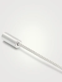 7g Brushed Sterling Silver Cable Bracelet