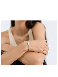 7g Brushed Sterling Silver Cable Bracelet