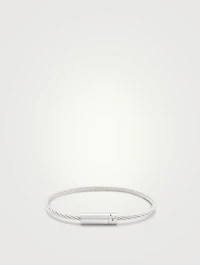 9g Brushed Sterling Silver Cable Bracelet