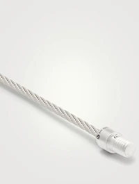 9g Brushed Sterling Silver Cable Bracelet