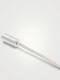 9g Brushed Sterling Silver Cable Bracelet