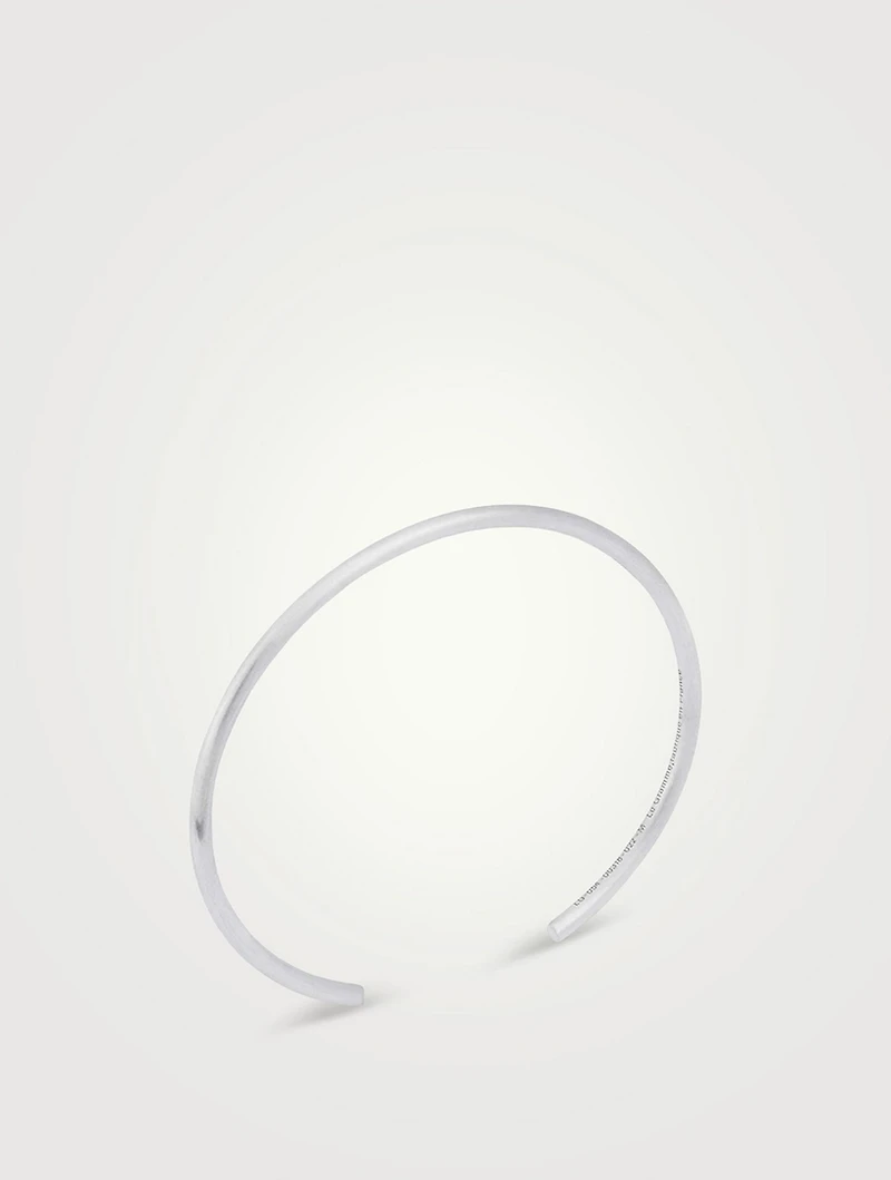 7g Brushed Sterling Silver Bangle Bracelet