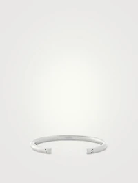 31g Brushed Sterling Silver Bangle Bracelet