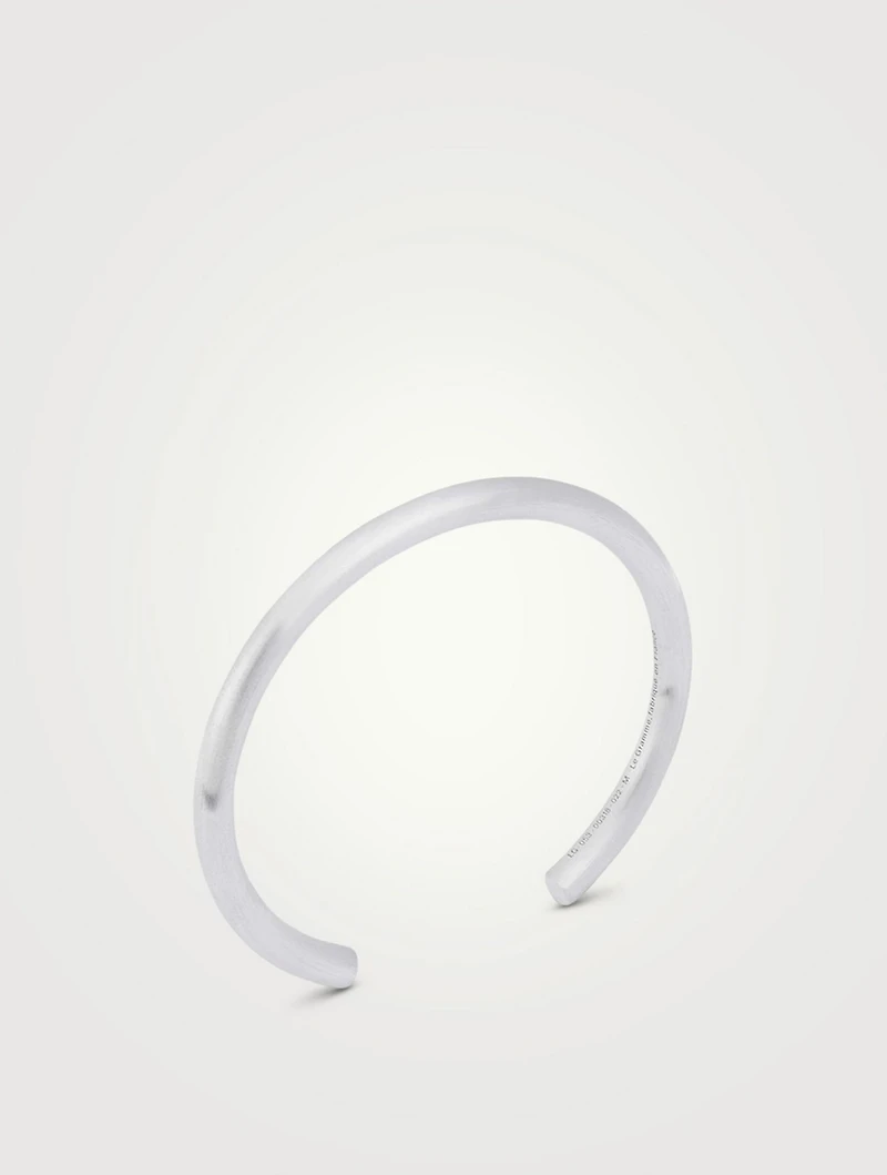 31g Brushed Sterling Silver Bangle Bracelet