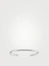 7g Polished Sterling Silver Ribbon Bracelet