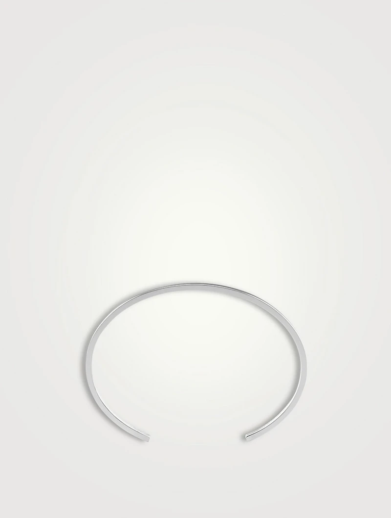 7g Polished Sterling Silver Ribbon Bracelet