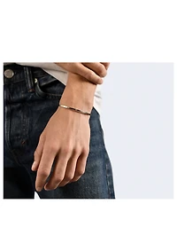 7g Polished Sterling Silver Ribbon Bracelet