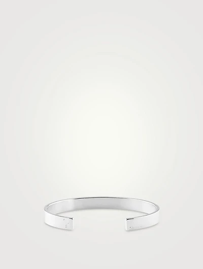 21g Polished Sterling Silver Ribbon Bracelet