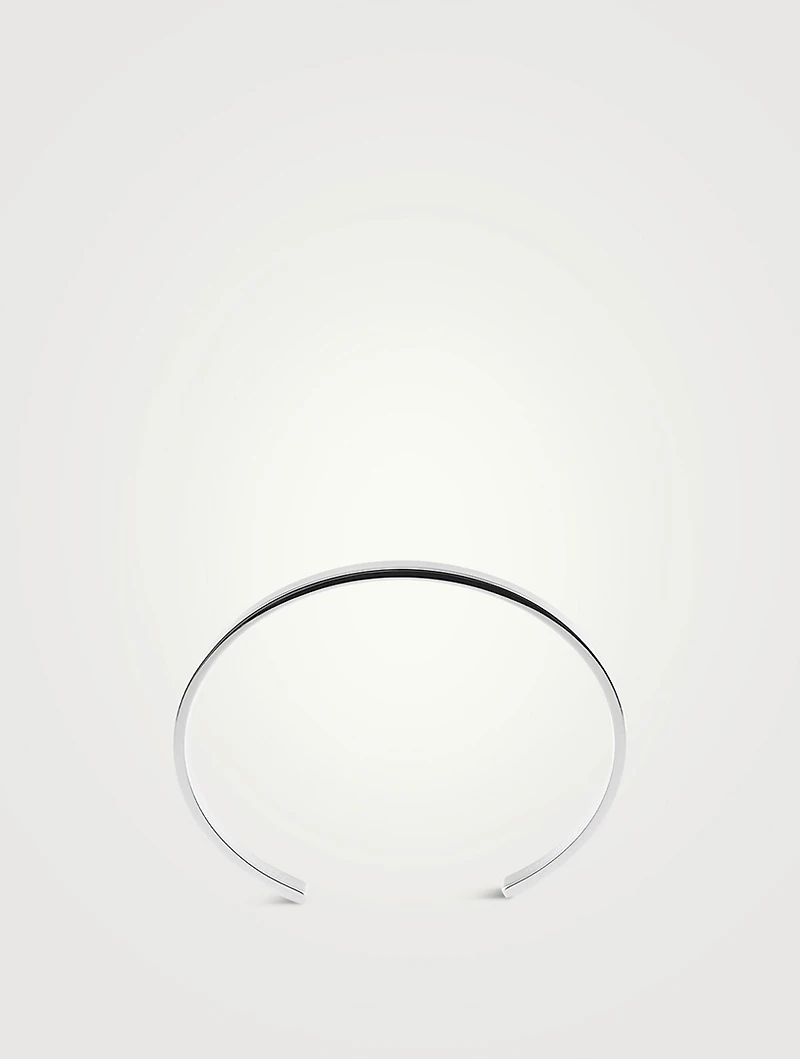 21g Polished Sterling Silver Ribbon Bracelet