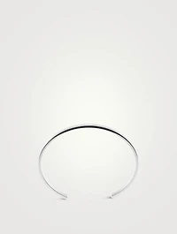 21g Polished Sterling Silver Ribbon Bracelet
